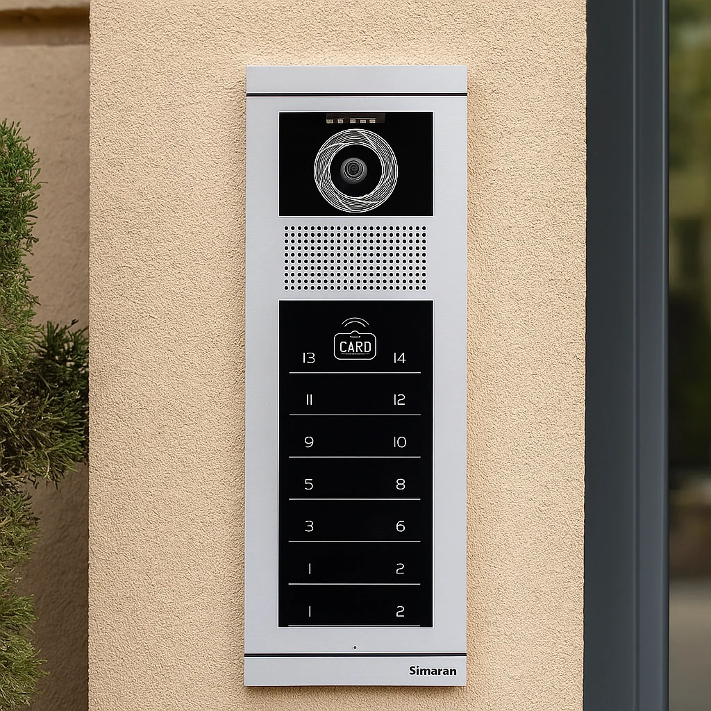 پنل آیفون تصویری فرداد نصب شده HD