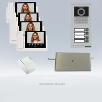 پکیج آیفون تصویری 72tkm همراه با پنل فرداد و تغذیه 709