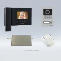 پک آیفون تصویری سیماران یک واحدی حافظه دار 47TKM با پنل فرداد یک واحدی ترانس و قفل